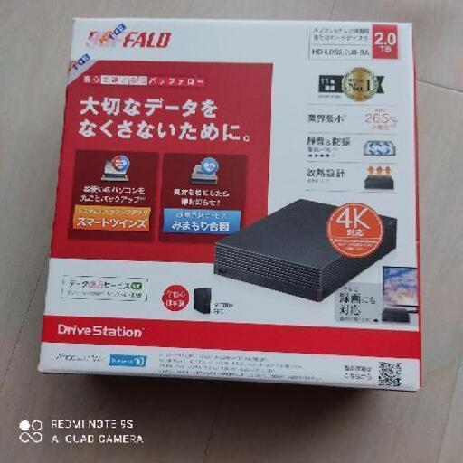 バッファロー新品外付けハードディスク　パソコン\u0026TV録画用