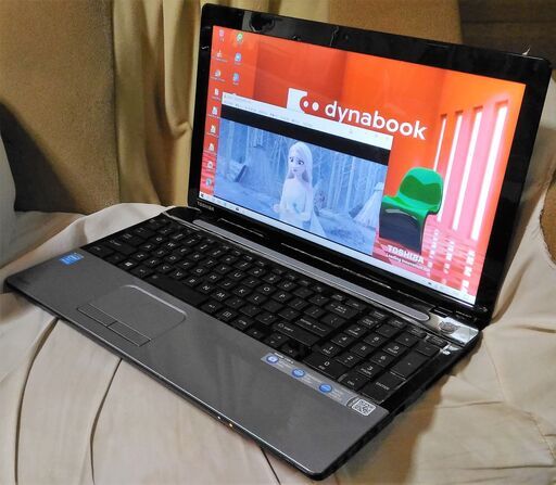 【けっこうきれい】USキーボード搭載 東芝ノートパソコン ワイヤレスマウスプレゼント中 (15.6型 Ivy Bridge ペンティアム)