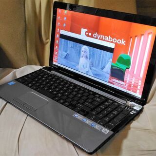 【けっこうきれい】USキーボード搭載 東芝ノートパソコン ワイヤレスマウスプレゼント中 (15.6型 Ivy Bridge ペンティアム) - 大阪市
