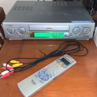 S-VHSビデオデッキ　東芝A-SB100（美品、純正備品一式有り）