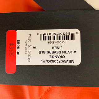 rag & boneの薄手ジャケット