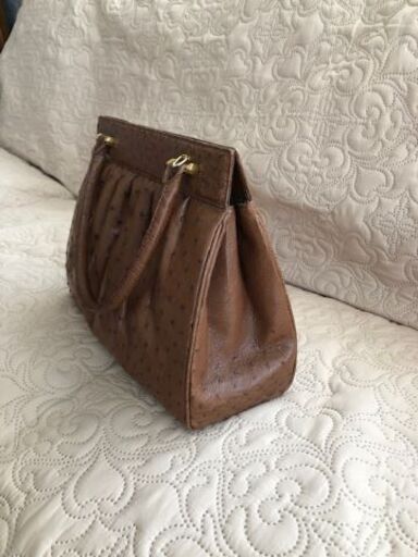KLEIN KARAOOのオーストリッチバック 美品(ブラウン) | noonanwaste.com
