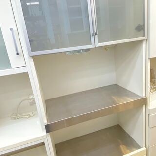 キッチンボード 食器棚 キッチン収納 コンセント付き 引き出し 795×455×1900　買取帝国 朝霞店