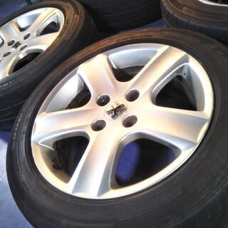 プジョー純正 16インチ 4本 プジョー 307 イタリア製 スピードライン PCD108 【富山】+31（古タイヤ付き）車両売却時ノーマル戻し用に