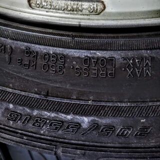 プジョー純正 16インチ 4本 プジョー 307 イタリア製 スピードライン PCD108 【富山】+31（古タイヤ付き）車両売却時ノーマル戻し用に