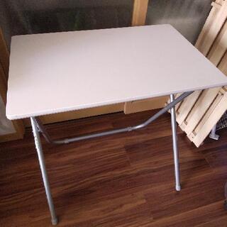 【ネット決済】ニトリ 折り畳みテーブル ホワイト