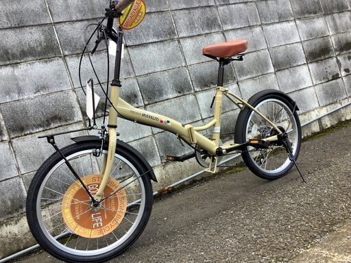 MYPALLAS (マイパラス) 折り畳み自転車 20インチ M-205N カフェ