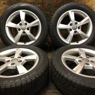 DUNLOP WM01 225/55R16】スタッドレス【AGA 社外 16インチ 7J5HPCD112+