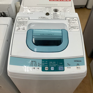 トレファク摂津店】HITACHI(日立)5.0kg全自動洗濯機が入荷しました！