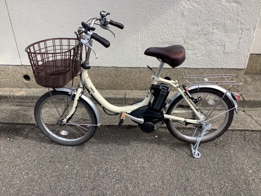電動アシスト自転車 YAMAHA. PAS-SION-U 20インチ アイボリーホワイト