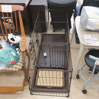 大きいペットゲージ☆中型犬など☆幅150×奥行55×高さ61cm...