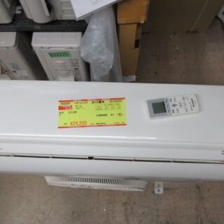 K02251 パナソニック 中古エアコン 主に6畳用 冷房能力 2.2KW ／ 暖房 