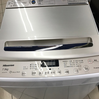 10％OFFセール！】Hisense HW-DG75A 2018年製 7.5kg 洗濯機