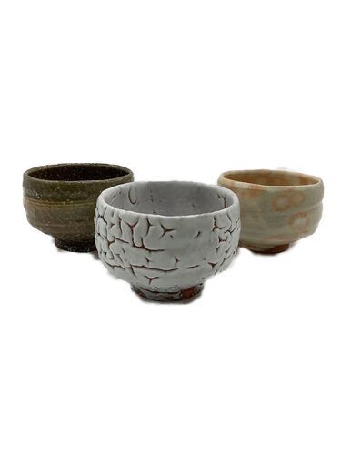【取りに来れる限定】抹茶専家　茶器揃　萩焼　西陣織付