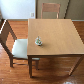 【ネット決済】テーブル＋イス2脚