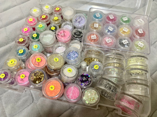 セット内容 カラージェル ラメ カラーチャート