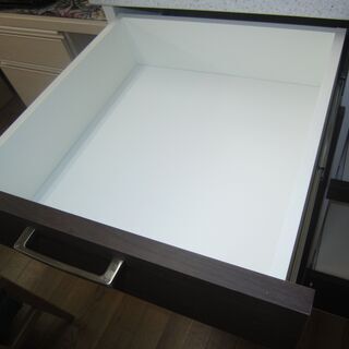 R225 国産 共和産業 キッチンカウンター、キッチン台、ブラウン 幅80cm 美品