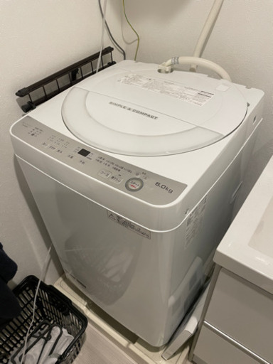 SHARP 洗濯機 6.0kg【値引き対応】