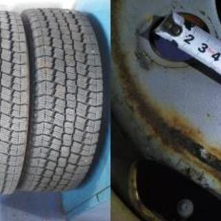 トラック 冬用 15インチ【TOPY ホイール付き】中古 4本 富山 185/65R15 