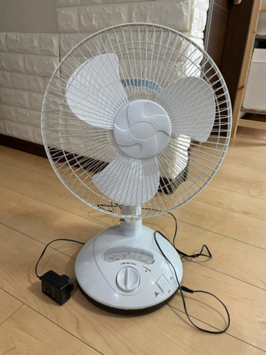 扇風機 6LED搭載 充電式 HMJ-120