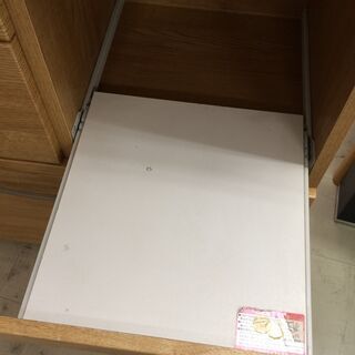 J522 ニトリ レンジボード 食器棚 コパン KOPAIN 90KB-LBR2 ライト 