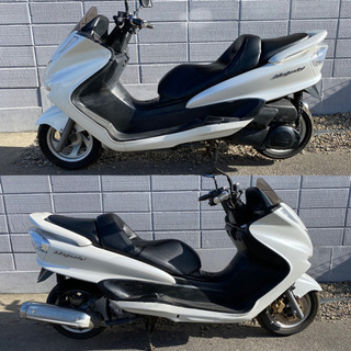 ☆マジェスティ250☆バッテリー・シート・プラグなど新品交換で快調^_^250ccビッグスクーター☆ ☆マジェスティ250☆バッテリー・セルモーター・シートなどなど新品