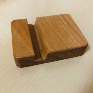 スマホスタンド 木素材 木目調 シンプル