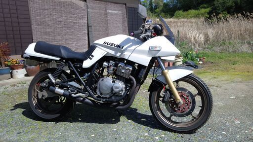 GSX250S FCR28　モリワキ集合管　GSX400S