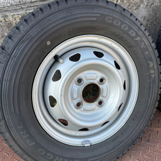 最終値下げ　グッドイヤー　145R 12 6PR  2020年製タイヤ、ホイールセット