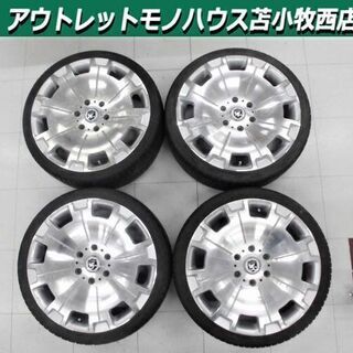ジャンク リム歪み エルドラード ヴァンキャトル 7.5JJ 6穴 139.7 225/35ZR20 2011年製  20インチ アルミホイール 苫小牧西店
