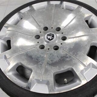 ジャンク リム歪み エルドラード ヴァンキャトル 7.5JJ 6穴 139.7 225/35ZR20 2011年製  20インチ アルミホイール 苫小牧西店