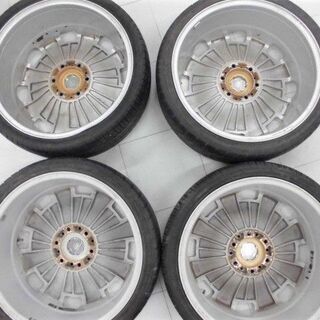 ジャンク リム歪み エルドラード ヴァンキャトル 7.5JJ 6穴 139.7 225/35ZR20 2011年製  20インチ アルミホイール 苫小牧西店