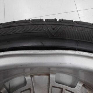 ジャンク リム歪み エルドラード ヴァンキャトル 7.5JJ 6穴 139.7 225/35ZR20 2011年製  20インチ アルミホイール 苫小牧西店