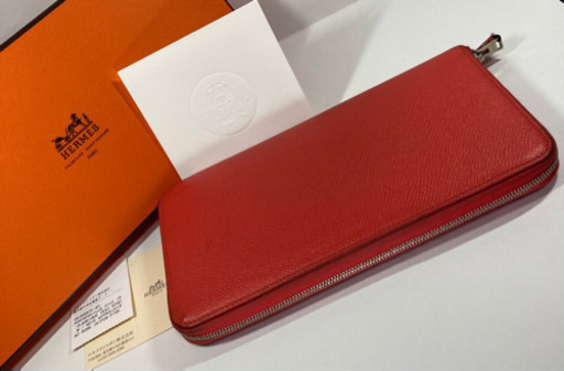 エルメス　アザップロング　シルクイン ラウンドファスナー長財布