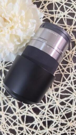 【良品】望遠レンズ・SEL55210 E55-210mm F4.5-6.3 OSSシルバー★SONY・ソニー★α6000/α6400等/