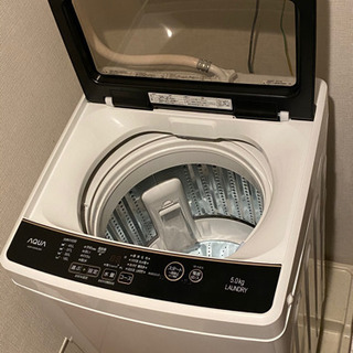 【ネット決済】19日まで‼️AQUA 5.0kg 洗濯機 使用期間1年