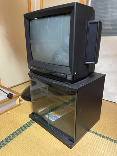 SHARP 21C-K10（TV）\u0026   SHARP  video  recorder lackの3点セット