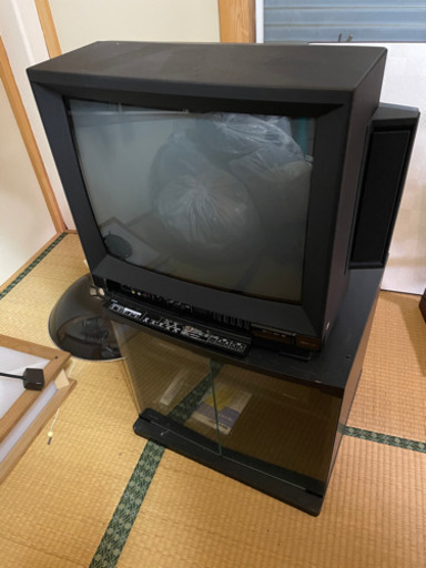 SHARP 21C-K10（TV）\u0026   SHARP  video  recorder lackの3点セット