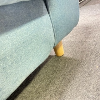未使用 ジーンズ風3Pソファー お盆前セール