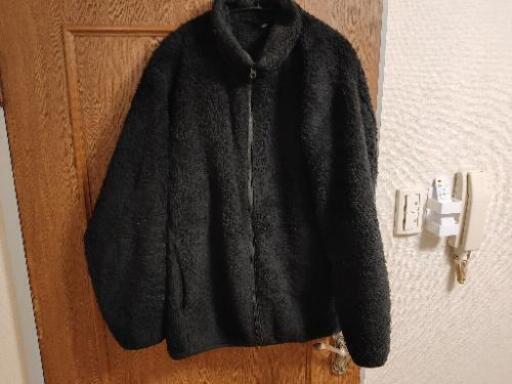 ユニクロ ファーリーフリースフルジップジャケット XL　黒　ブラック