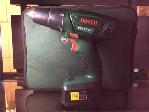 中古品 BOSCH バッテリー式ドリルドライバー PSR18LI