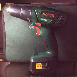 中古品 BOSCH バッテリー式ドリルドライバー PSR18LI