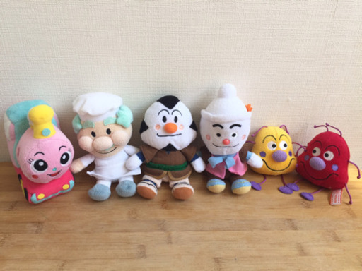 Slマン おむすびまん ジャムおじさん てんどんまん かびるんるん ぬいぐるみセット Yuriko 北１３条東のおもちゃ ぬいぐるみ の中古あげます 譲ります ジモティーで不用品の処分