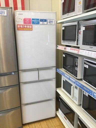【安心1年保証付】HITACHI 5ﾄﾞｱ冷蔵庫 R-S40K 2020年製 【ﾄﾚﾌｧｸ桶川店】