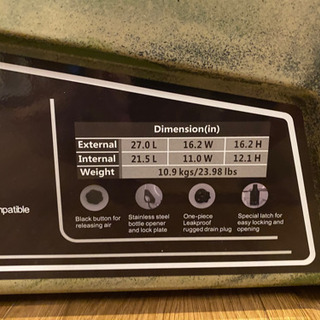 【引取り限定】Deelight 45QT アイスランド　クーラーボックス