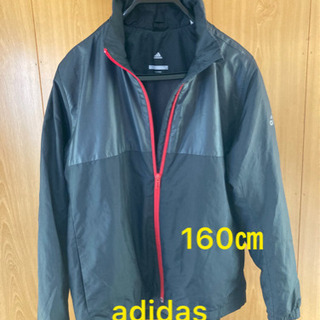 【ネット決済・配送可】★adidas アディダス★ ナイロンジャ...