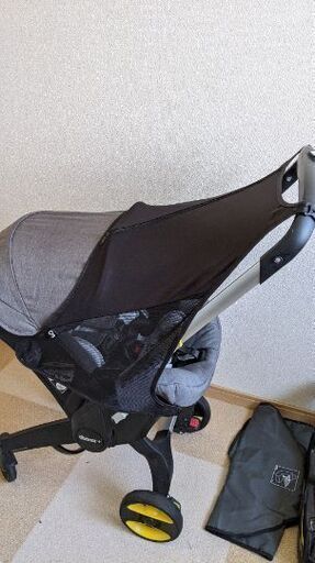 【中古】Doona+ チャイルドシート ベビーカー一体型 エセンシャルバッグ付き doona（ドゥーナ）｜チャイルドシートと兼用できるベビーカー