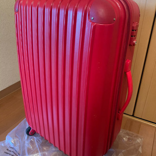 【引き渡し確定済】赤・可愛いスーツケース・中型