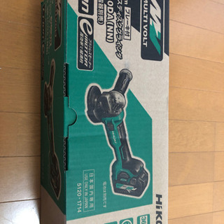新品未使用　ハイコーキ  コードレスディスクグラインダー