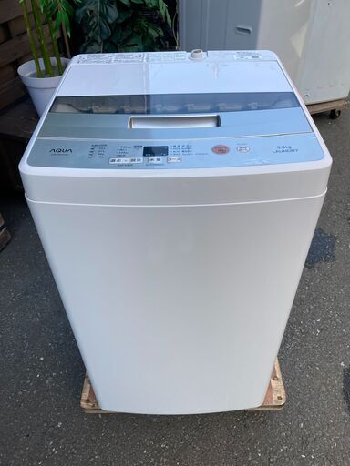 洗濯機　AQUA　AQW-BK50F 5.0Kg 2017年製